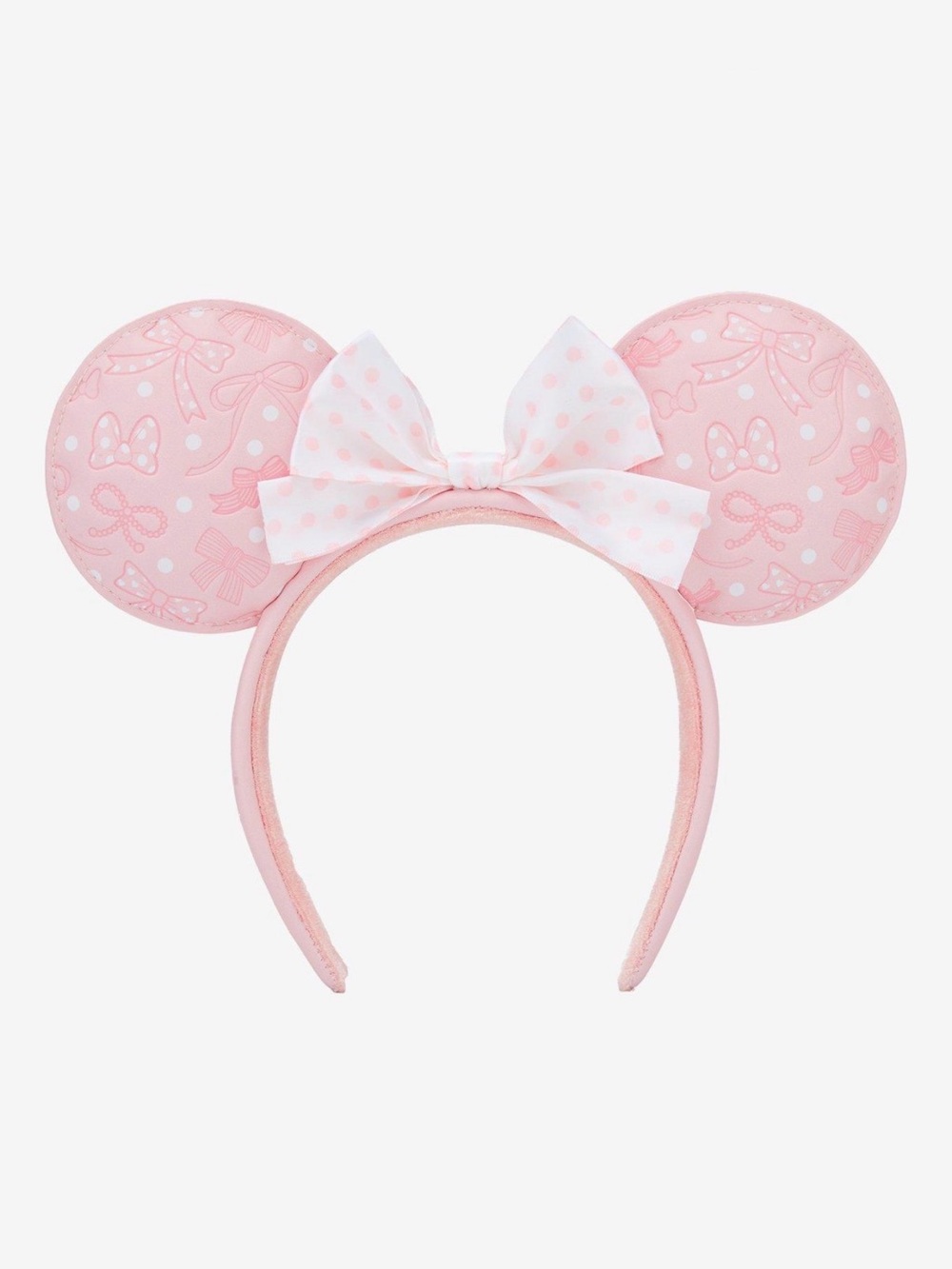 New Loungefly Disney Minnie Mouse Polka Dot Pink Ears
